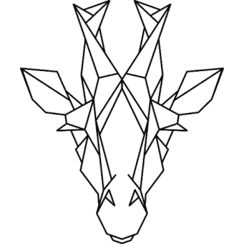 G013K Żyrafa geometryczny