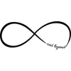 Naklejka I06 Infinity / Nieskończoność and beyond