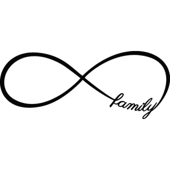 Naklejka I05 Infinity / Nieskończoność family