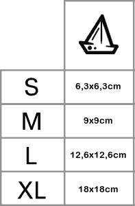tabela z rozmiarami pojedynczych elemetów