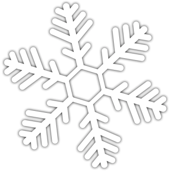 Ś015 - Naklejka ze śnieżynką